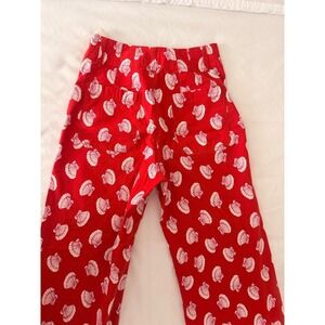 MAEVE THE COLETTE RED SEASHELL WIDE-LEG PANTS BY ANTHROPOLOGIE Women's 26